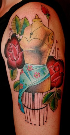 Looking for unique Joshua Bowers Tattoos?  dress form